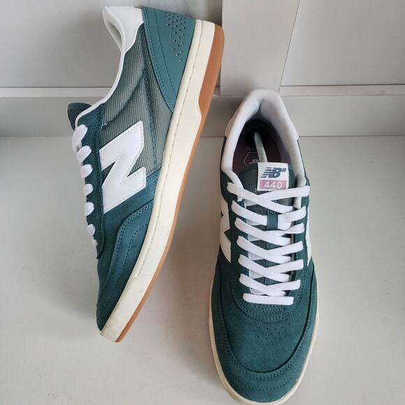 New Balance NB 440 V2 Spruce / White Skate Sneakers - Men's 14 - Sold Out - Picture 4 of 10